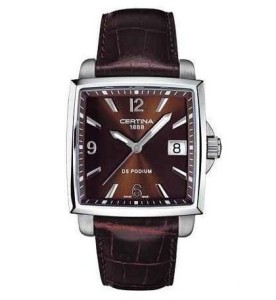 Zegarek Certina DS Podium Lady Square na pasku  C001.310.16.297.00