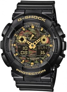 Zegarek męski Casio G-SHOCK GA-100CF-1A9ER  na pasku 