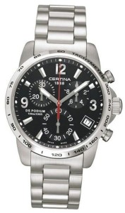 Flaga Szwajcarii Szwajcarski Zegarek kwarcowy Certina DS Podium Chrono C536.7129.42.69