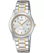 Zegarek Damski Casio LTP-1264PG-7BEF Dwukolorowy Srebrno-Złoty