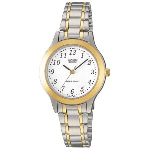 Zegarek Casio Damski Bikolor na Bransoletce LTP-LTP1263PG-7BEF