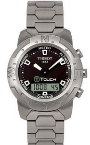 Zegarek Męski Tissot T-Touch na bransolecie T33.7.588.61