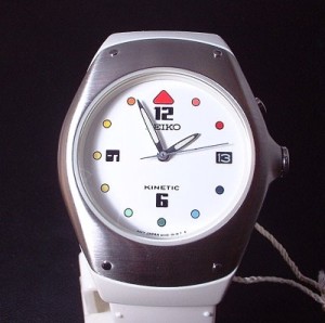 Zegarek damski Seiko Kinetic Supochura na pasku   SWP305P1