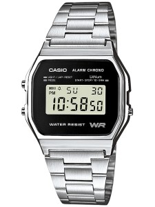 Zegarek męski Casio na bransolecie  A158WEA-1EF